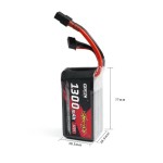 Vente en gros GEPRC 6S 1300mAh 120C Batterie adaptée pour 3-5 pouces série Drone pour RC Quadcopter série Drone pièces